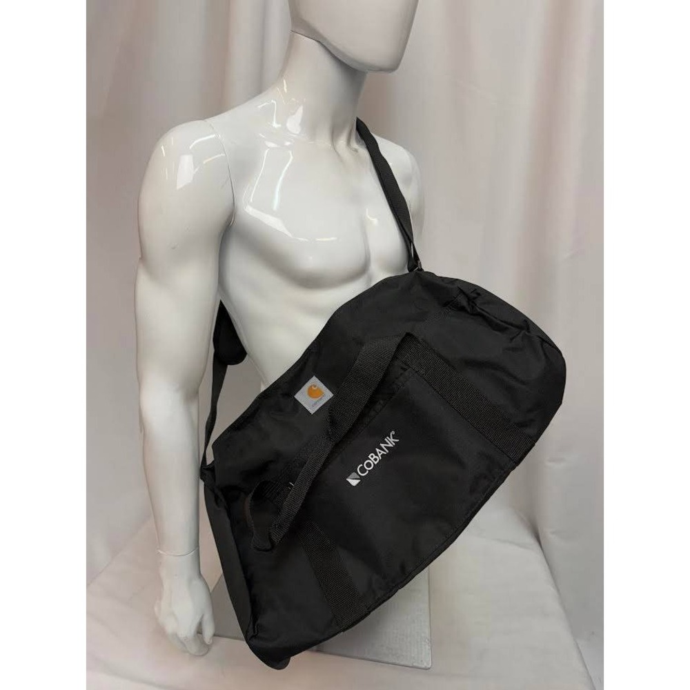 Carhartt Legacy 18 Inch Gear Bag Black Duffel Tool Bag CoBank Logo Rain Defender